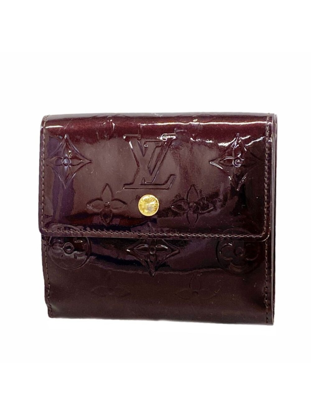 Louis Vuitton Wallet Vernis Portmonevier Cult Credit M Amaranto